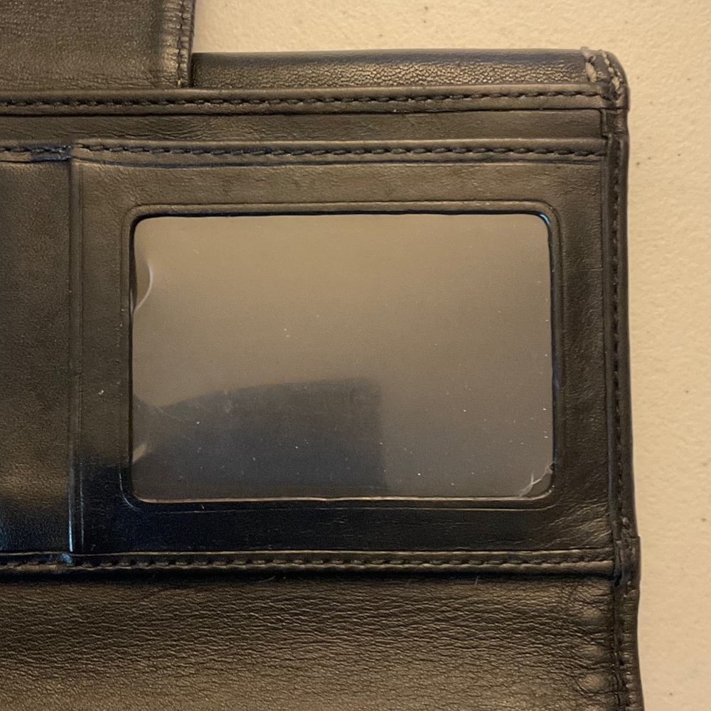 COACH Vintage Black Leather Turnlock Wallet - Picture 14 of 14